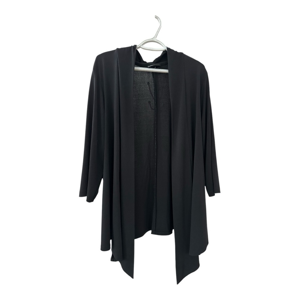Dressy cardi hip length